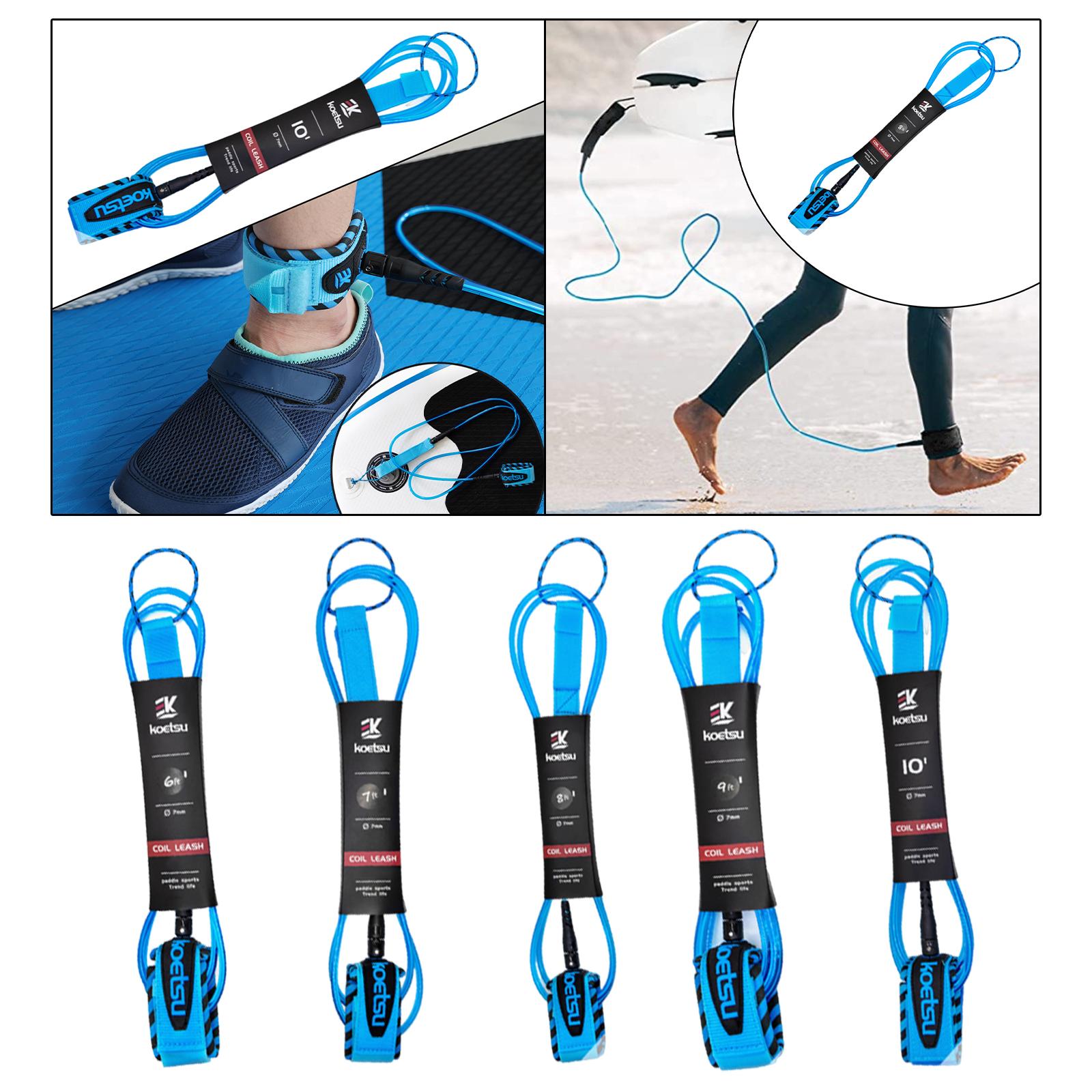 Surfboard Leash Ankle - ポータブルスタンドアップパドルボード、サーフボードリーシュ、サーフィン、スキムボード、アウトドア