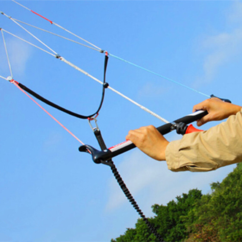 パワーカイトコントロールバークアッドラインスタントカイトアク - Kite Surf Bar Control のレビューと価格