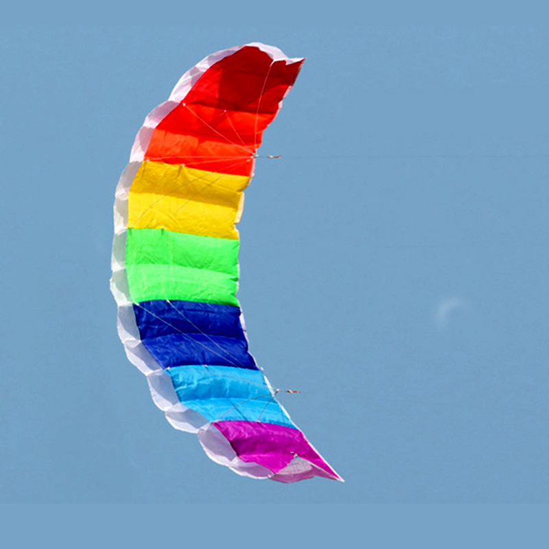 プロ1.4/2/2。7メートルデュアルラインパラフォイル凧コ - Kite Surf Bar Control のレビューと価格