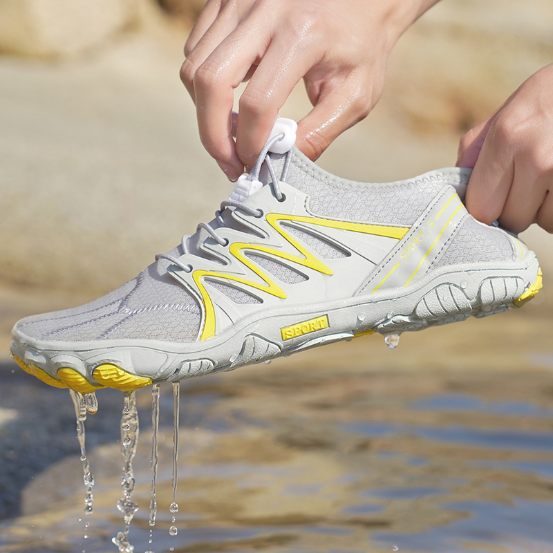 ユニセックスウォーターシューズ男性女性速乾性滑り止めハイキン - Aquatic Sports Shoes のレビューと価格