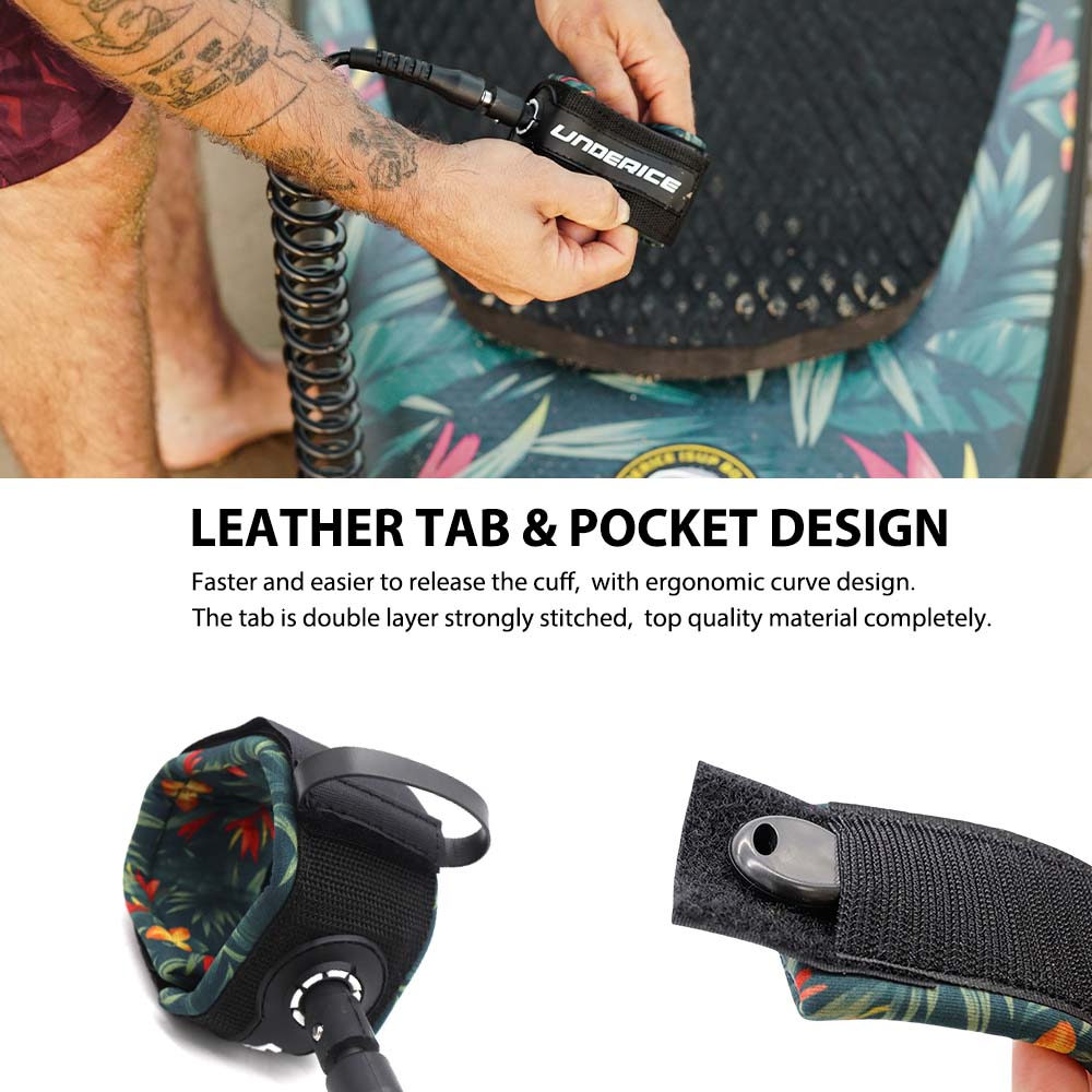 SUPパドルリーシュ 7MM10FT サーフィンリーシュ パ - Surfboard Leash Ankle のレビューと価格