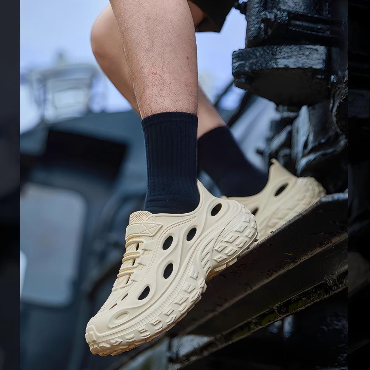 メンズサマークロッグ、アウトドアウェア、ビーチシューズ、滑り - Aquatic Sports Shoes のレビューと価格