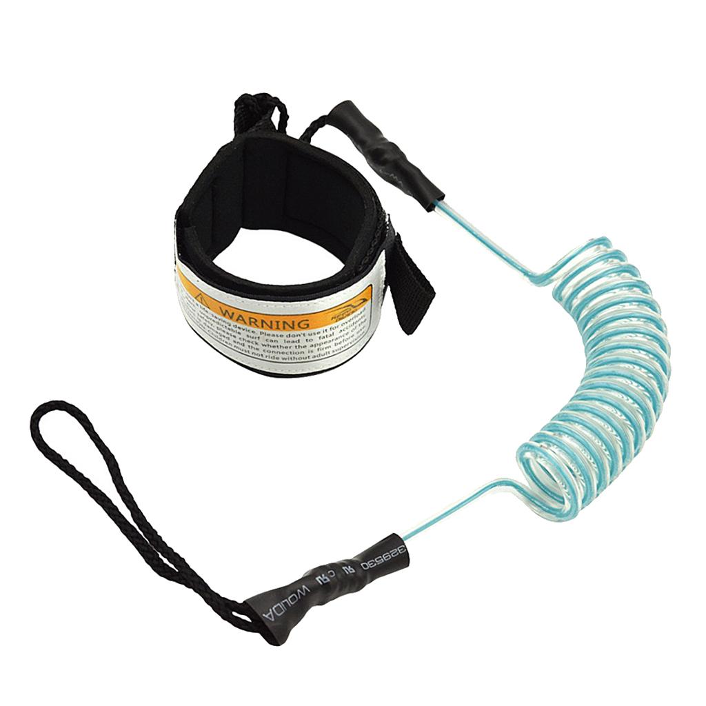 強力な弾性ボディボード足首手首リーシュスプリングコイルコード - Surfboard Leash Ankle のレビューと価格