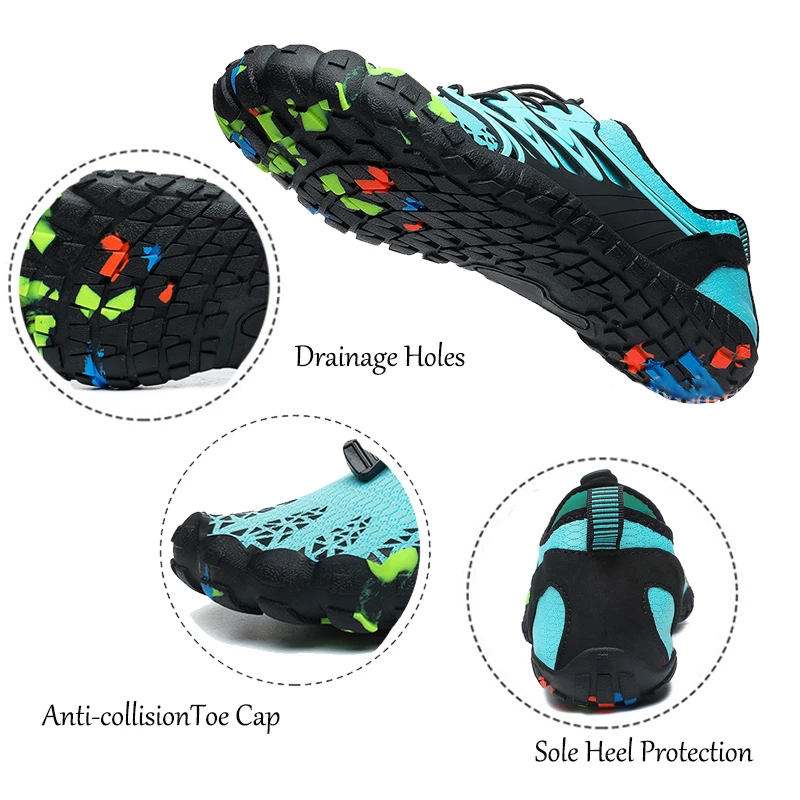 ユニセックスクイックドライウォーターシューズ、ウォーターシュ - Aquatic Sports Shoes のレビューと価格